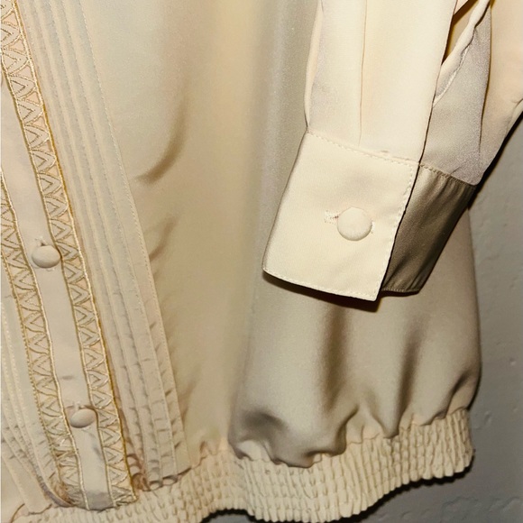 Vintage Yves St.Clair blouse bomber style. - Picture 3 of 4